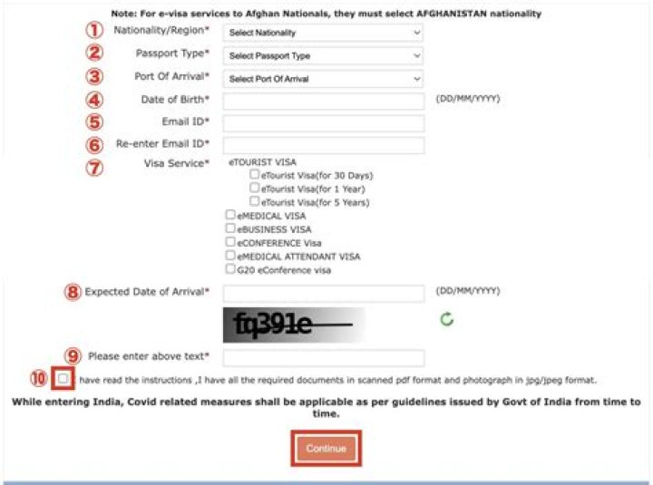 Payment problems on India's e-visa website