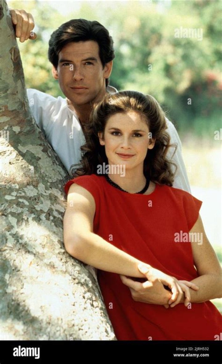 Pierce Brosnan and Stephanie Zimbalist