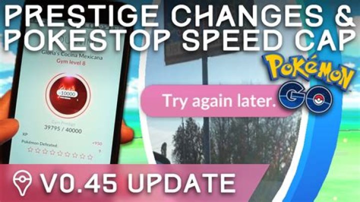 Pokemon GO Update Sets PokeStop Speed Cap