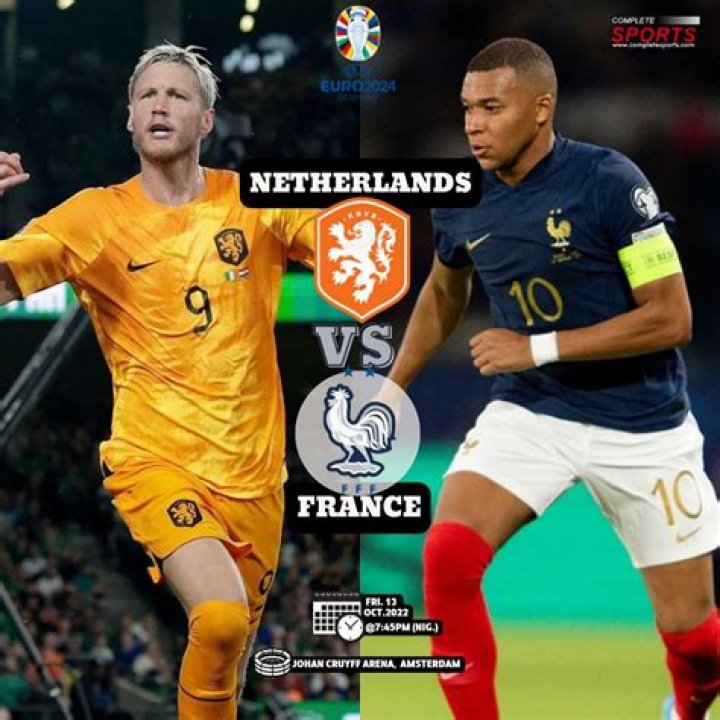 Pronósticos: Países Bajos vs Francia: estadísticas y pronósticos
