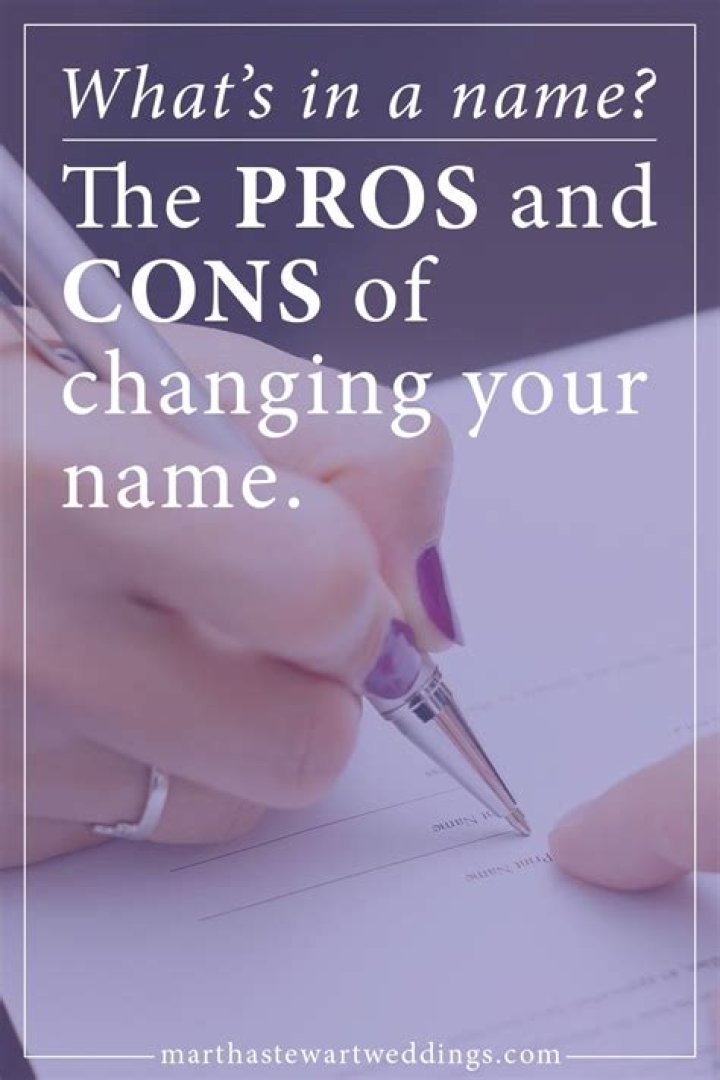 Pros And Cons Of Changing Your Last Name After Marriage