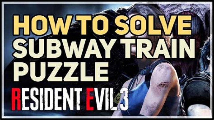 RE3 Railway Puzzle Solution - Subway Train
