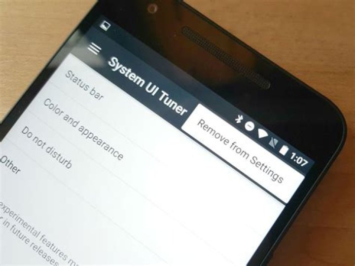Removing System Tuner UI from your Android N Settings