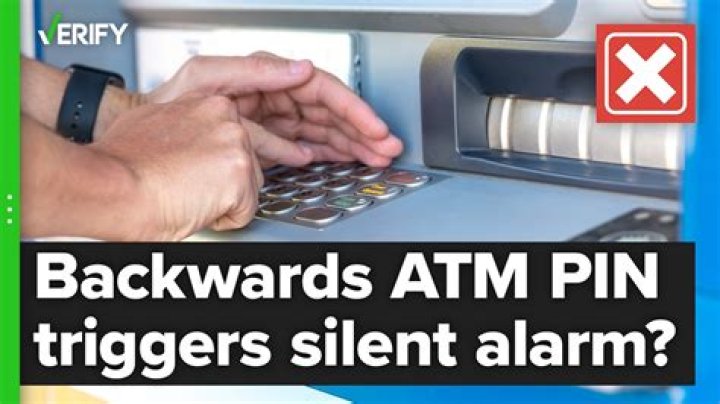 Reverse PIN number at ATM will not alert police in an emergency