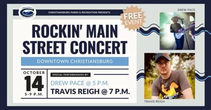 🎶 Rockin' Main Street Concert Series @ Downtown Christiansburg