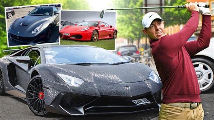Rory McIlroy's car collection includes an exclusive Ferrari and a car bought from another golfer