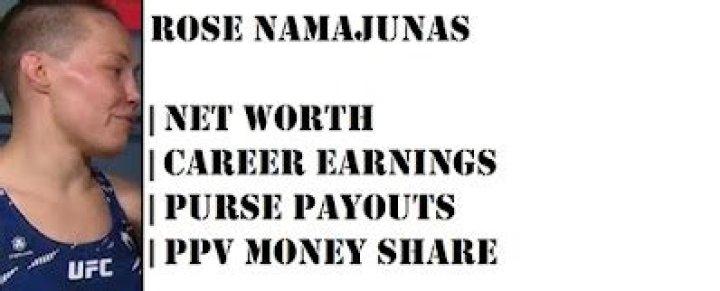 Rose Namajunas Career Earnings (purse, payouts) + Net Worth