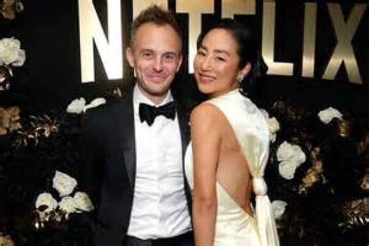 Russ Armstrong and Greta Lee