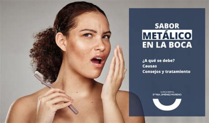 Sabor metálico en la boca, ¿a qué se debe?