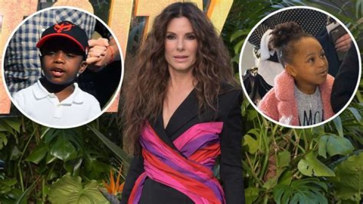 Sandra Bullock Daughter Laila Bullock and Son Louis Bardo