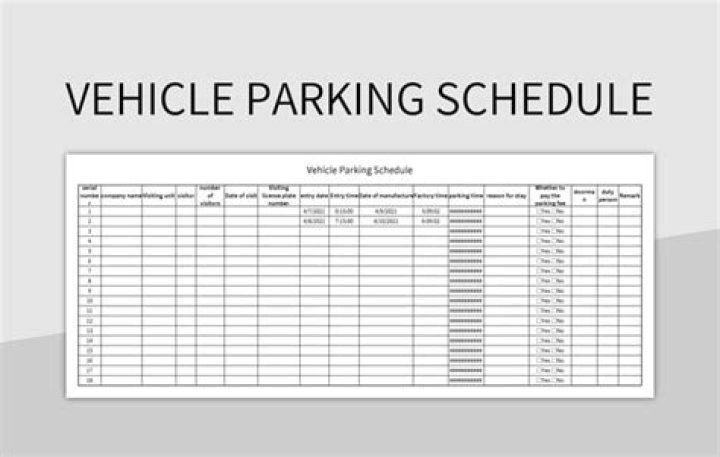 schedule, parking, tickets and other information
