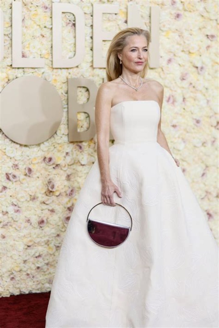 See the Making of Gillian Anderson's Dior Dress From the Golden Globes 2021