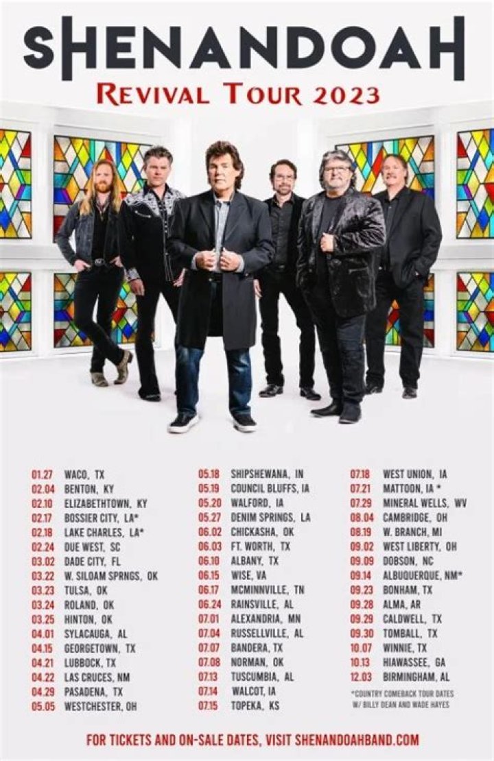Shenandoah Plan Extensive Revival Tour For 2023