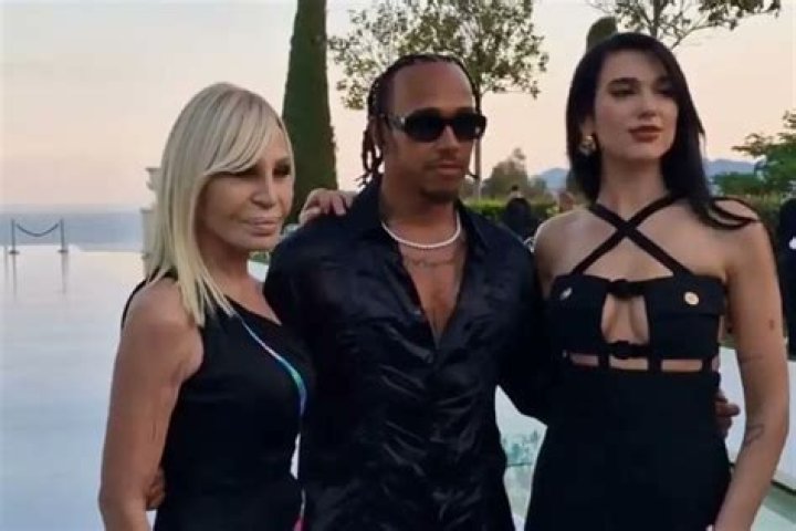 Sir Lewis Hamilton joins Dua Lipa and Dwyane Wade in a stylish affair at Versace show in Cannes