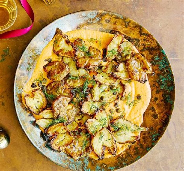 Smashed Jerusalem Artichokes | The Culinary Vegetable Institute | Recipe