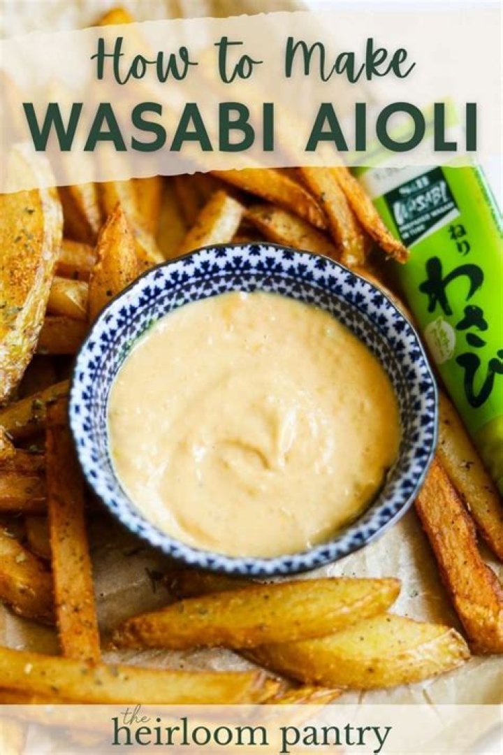 Soy Wasabi Aioli | Recipe
