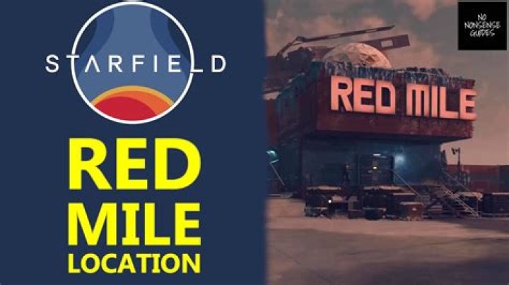 Starfield Red Mile Explained