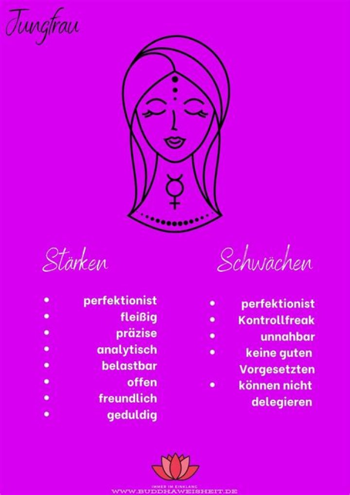 Sternzeichen Jungfrau: Daten, Persönlichkeitsmerkmale, Bedeutung, Symbol