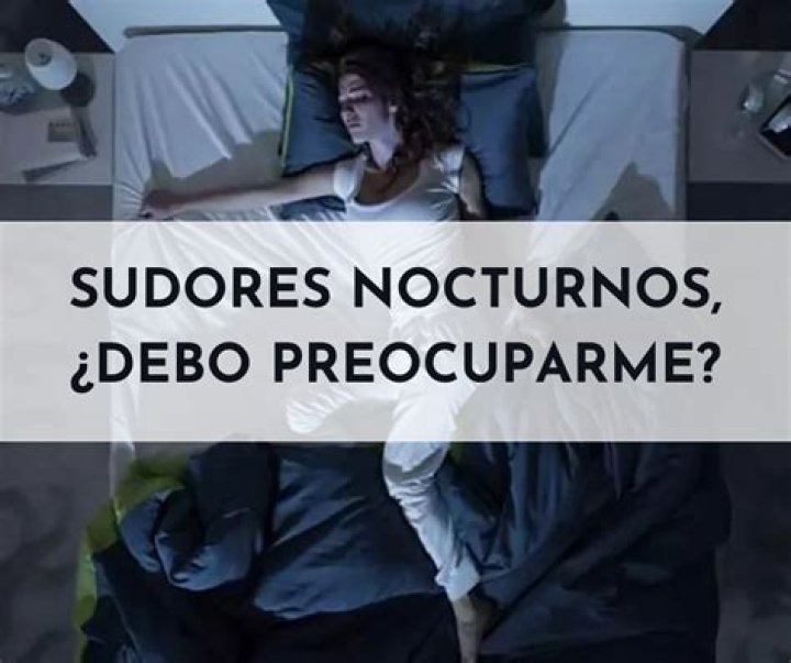 Sudores nocturnos, ¿debo preocuparme?