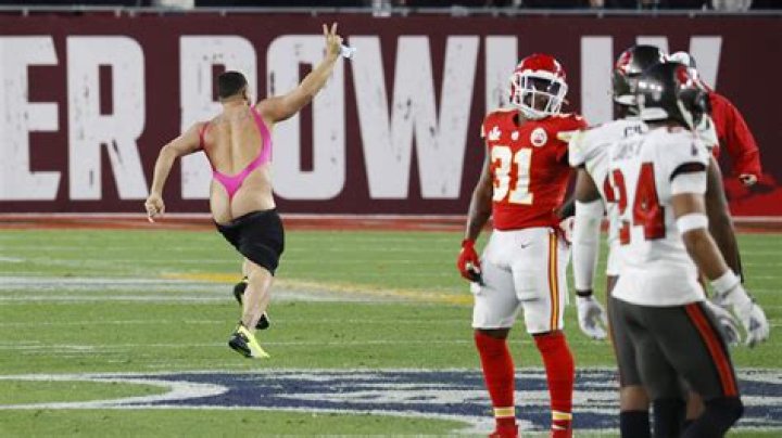 Super Bowl LV: Who was the Super Bowl streaker and why did he run onto the playing surface?