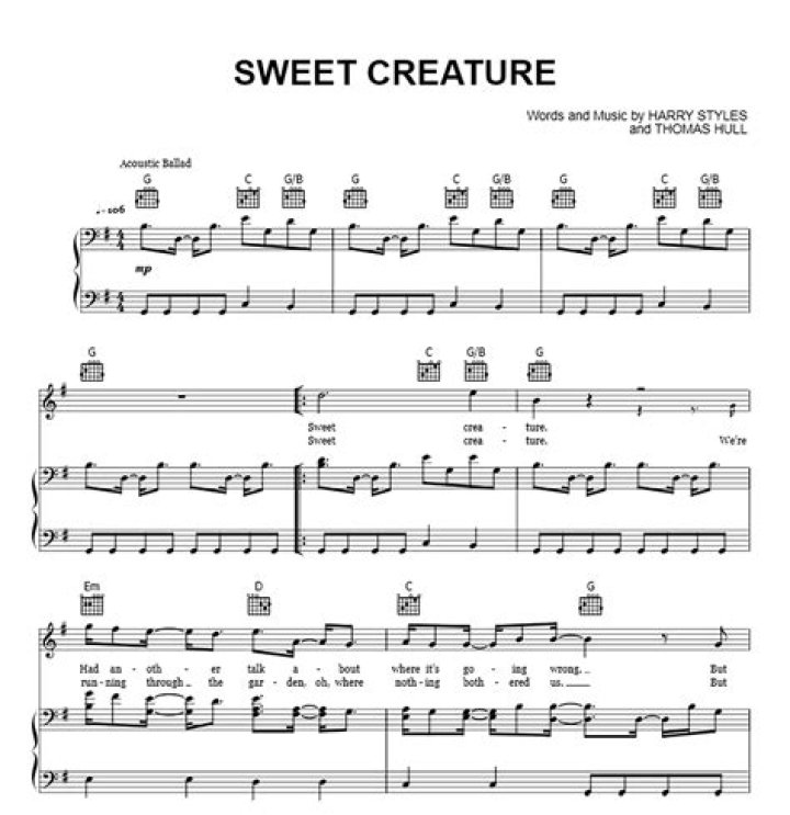 “Sweet Creature” by Harry Styles