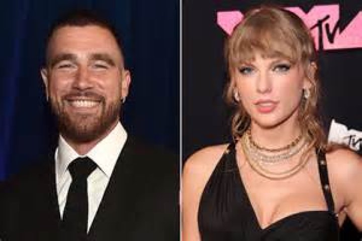 Taylor Swift and Travis Kelce at Patrick Mahomes' Gala