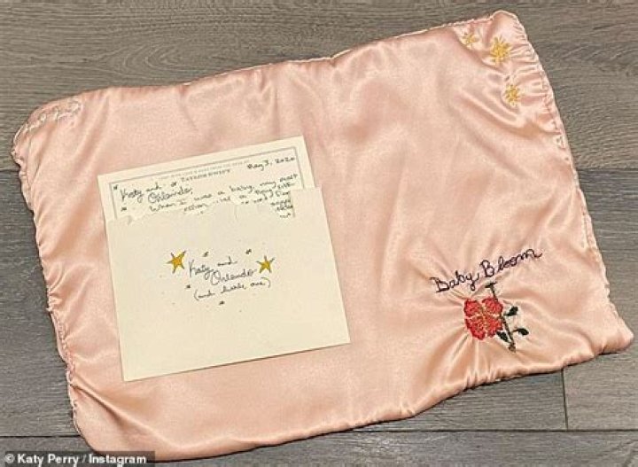 Taylor Swift Gifted Katy Perry a Hand-Embroidered Blanket for Baby Bloom