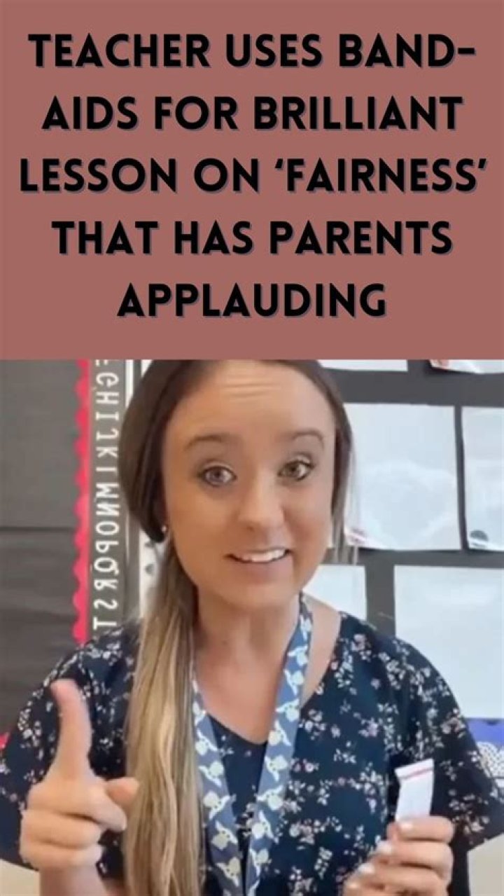 Teacher's Lesson On Fairness Using Band-Aids Goes Viral On TikTok