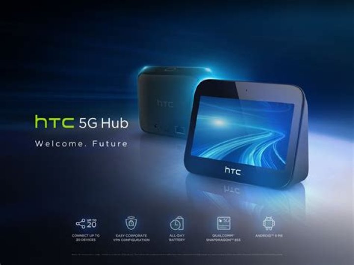 The HTC 5G Hub is a portable 5G router with Android Pie and voice controls