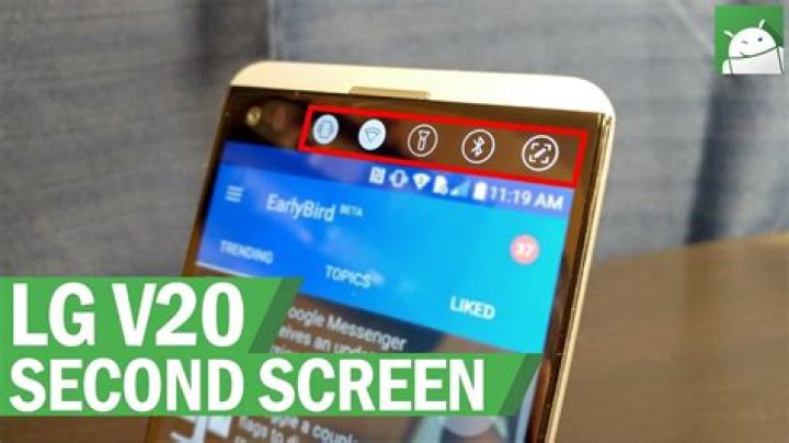 The LG V20's Second Screen is a gimmick that actually works