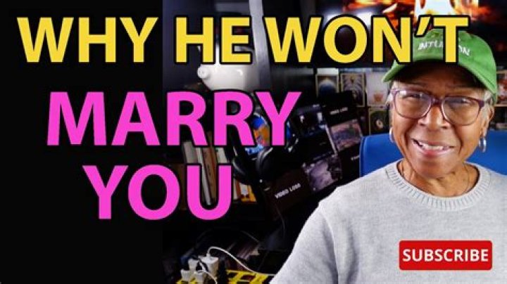 The No-BS Truth About Why He Won't Marry You