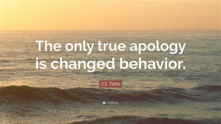The Only Apology That Means 'I'm Sorry' Is Changed Behavior