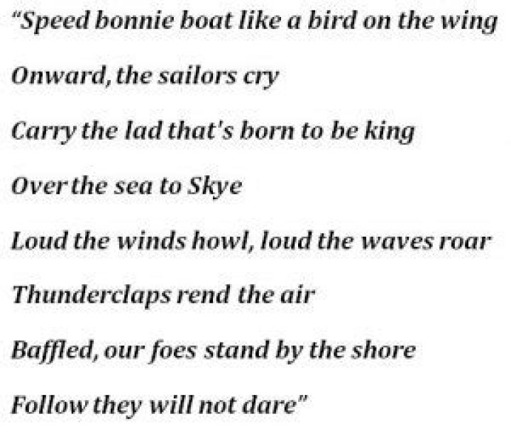 “The Skye Boat Song” by Rod Stewart