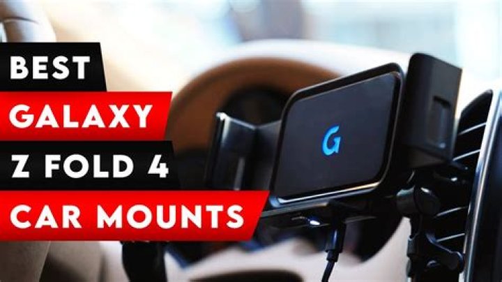These 6 car mounts support the Samsung Galaxy Z Fold 3 when open