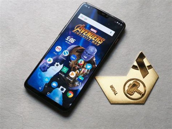 This is the OnePlus 6 Marvel Avengers Edition