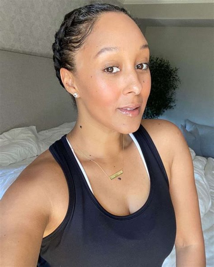 Tia Mowry Shows Off Her Gray Hairs While on Vacation