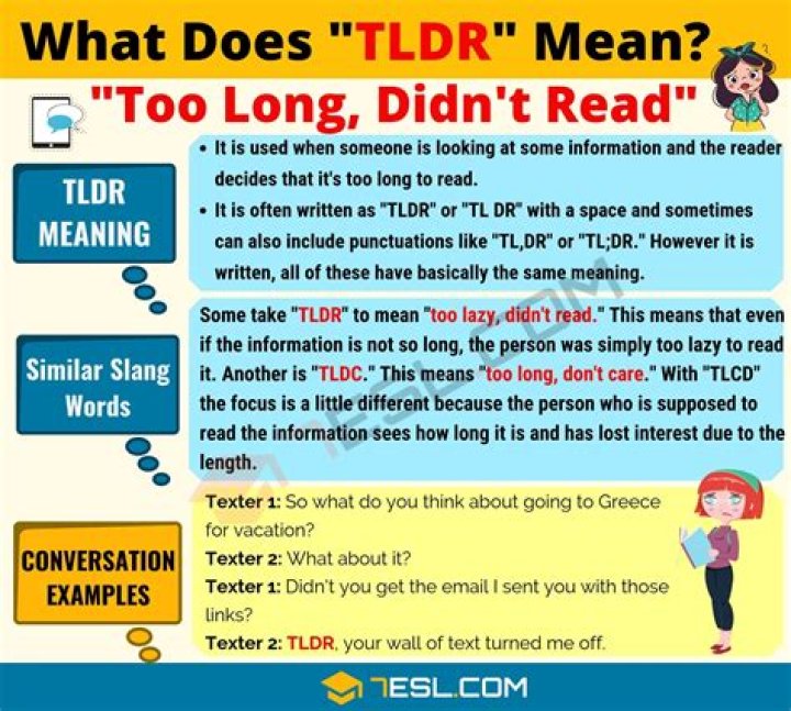 TLDR Meaning & How To Use It Properly