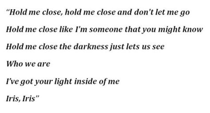 U2’s “Iris (Hold Me Close)” Lyrics Meaning