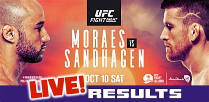 UFC Fight Island 5 Results: Moraes vs Sandhagen