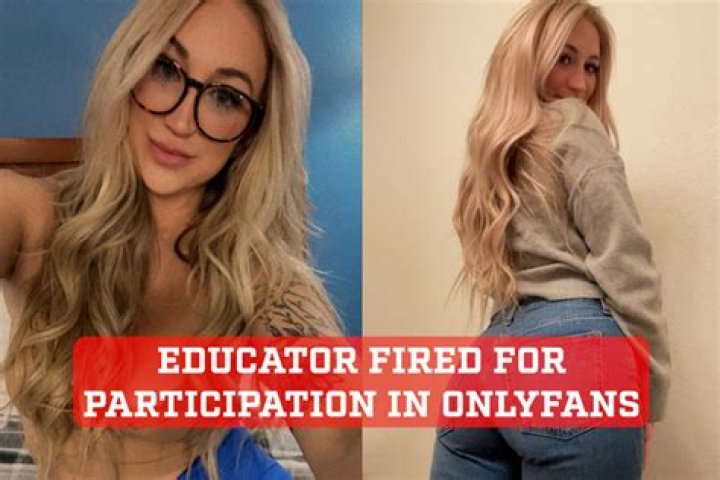 US teacher fired from her school after being found on OnlyFans