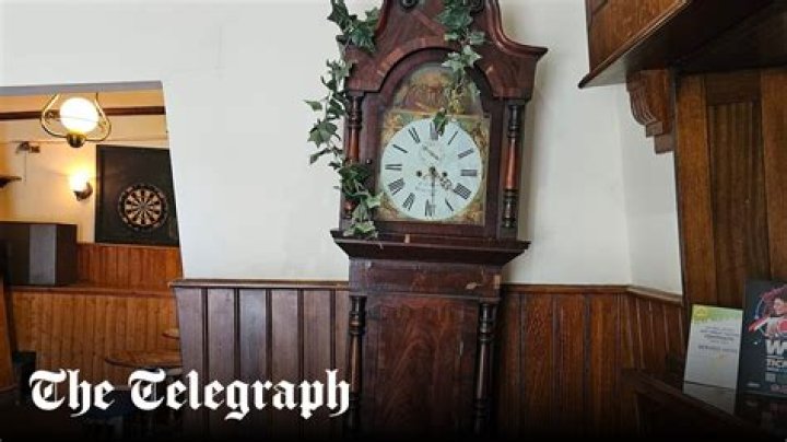 Victorian grandfather clock allegedly removed from wonkiest pub before fire