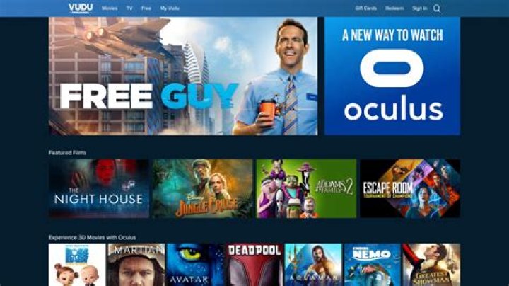 Vudu arrives on the Oculus Quest 2 so you can check out 'Free Guy