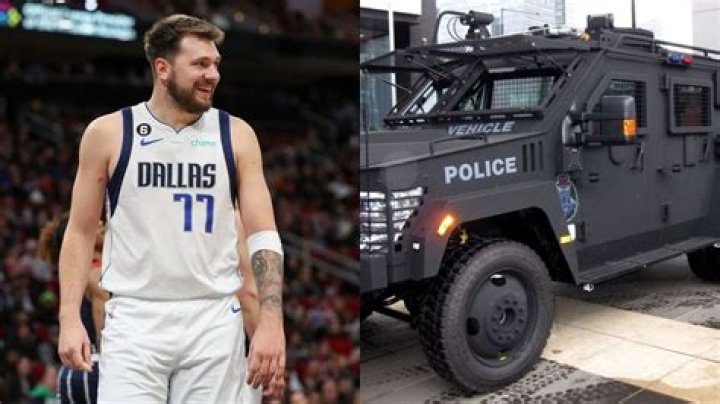 Watch: Luka Dončić pulled up in a ‘tank’ ahead of Dallas vs Atlanta Hawks