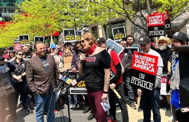 WGA Strike 2023: Chicago Picket Lines Show Union Solidarity