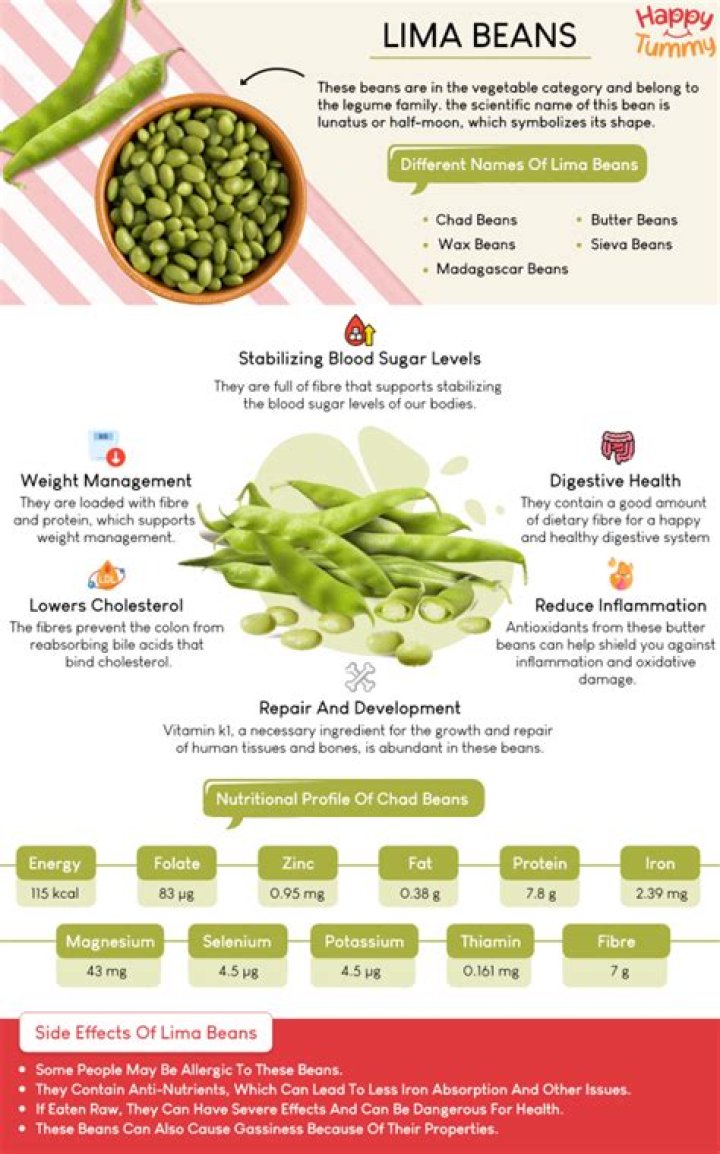 What are the benefits of lima beans?