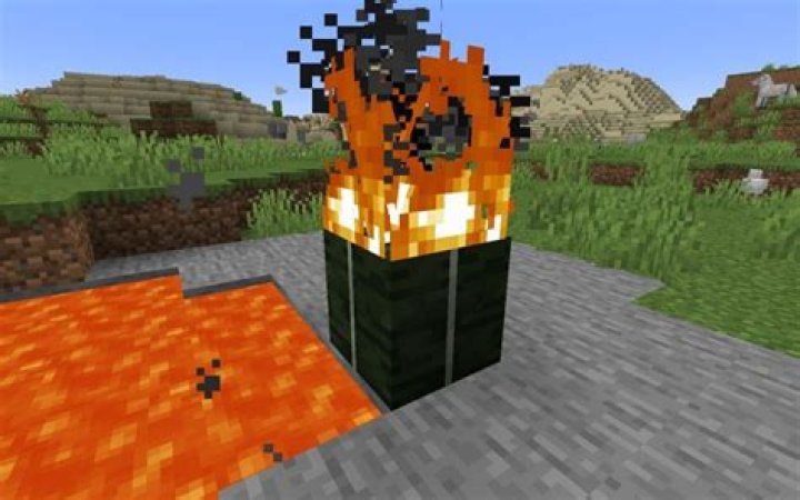 What blocks are not flammable?
