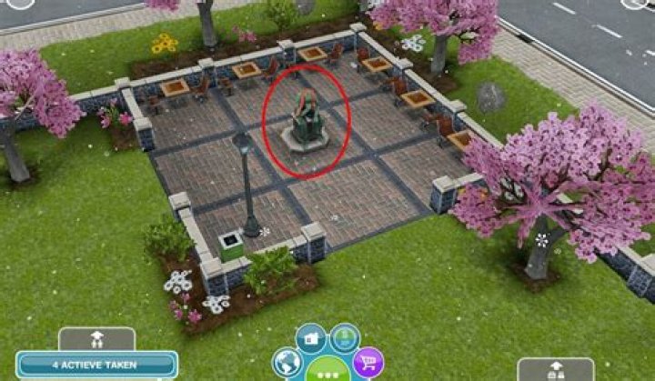 What does the snow belt look like in Sims FreePlay?