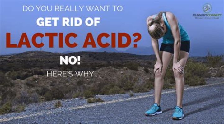 What exercise builds up lactic acid?