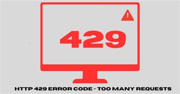 What is a 429 error?