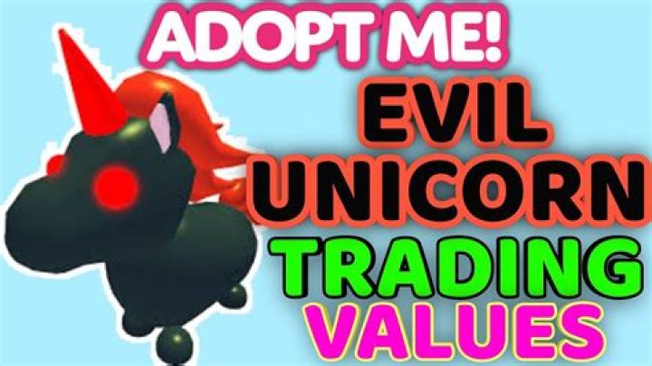 What is a evil unicorn worth in Adopt Me 2021?